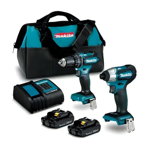 Kit Makita Dlx2416yx2 18v Taladro Percutor +atornillador Imp